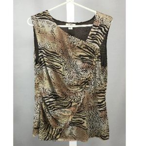 Cato Animal Print Top